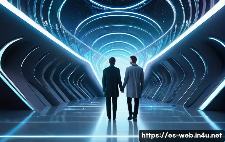 웹디자인과 자바스크립트 활용 - **Prompt:** A futuristic, conceptual image illustrating the harmonious blend of web design and devel...