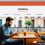 Home 19 웹디자인 실습 프로젝트 아이디어 - A vibrant and modern web portfolio homepage showcasing interactive SVG animations: a sleek logo dyna...